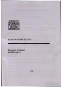 Cover of: Explanatory notes: Tenements (Scotland) Act 2004 (asp 11).