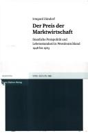 Cover of: Der Preis der Marktwirtschaft by Irmgard Zündorf