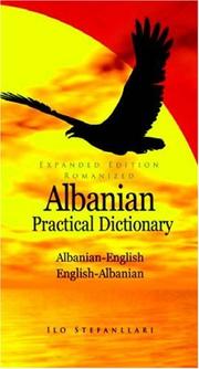 Cover of: Albanian-English, English-Albanian by Ilo Stefanllari
