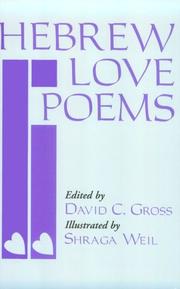 Hebrew Love Poems by David C. Gross