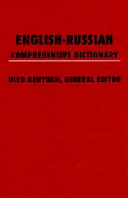 Cover of: English-Russian Comprehensive Dictionary