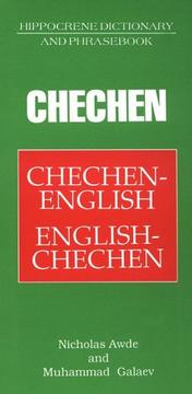 Cover of: Chechen Dictionary & Phrasebook (Hippocrene Dictionary and Phrasebook)
