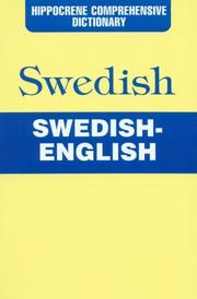 Cover of: Swedish-English. by 