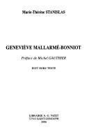 Geneviève Mallarmé-Bonniot by Marie-Thérèse Stanislas