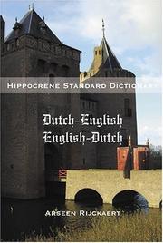 Cover of: Dutch-English/English-Dutch by Arseen Rijckaert