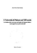 Cover of: L' Università di Policoro nel XIII secolo by Antonio Signorile