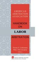 Cover of: Handbook on labor arbitration