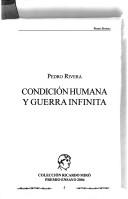 Cover of: Condición humana y guerra infinita