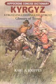 Cover of: Kyrgyz-English/English-Kyrgyz Concise Dictionary by Karl Krippes