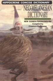 Cover of: Neo-Melanesian - English Concise Dictionary: New Guinea Pidgin-English Language (Hippocrene Concise Dictionary)