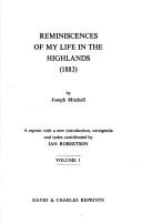 Cover of: Reminiscences of my life in the Highlands ...