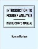 Cover of: Introduction to fourier analysis by Norman Morrison, Norman Morrison