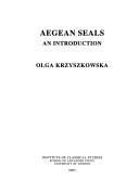 Aegean seals by O. Krzyszkowska