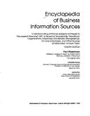 Cover of: Encyclopedia of business information sources