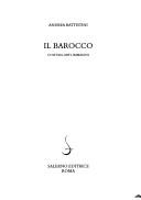 Cover of: Il Barocco: cultura, miti, immagini