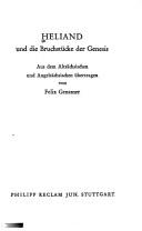 Cover of: Heliand und die Brunchstücke der Genesis