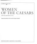 Cover of: Women of the Caesars: their lives and portraits on coins