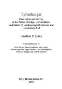 Cover of: Tyttenhanger by Jonathan Hunn