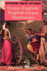 Gypsy-English/English-Gypsy Concise Dictionary (Concise Dictionaries) by Atanas Slavov