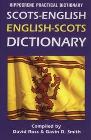 Cover of: Scots-English/English-Scots Dictionary (Hippocrene Practical Dictionary)