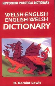 Cover of: Welsh-English/English-Welsh Practical Dictionary by D. Geraint Lewis
