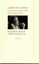 Cover of: Vom Betreten des Rasens: achtzehn Arbeiten zur deutschen Literatur