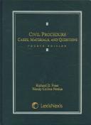 Cover of: Civil procedure by Richard D. Freer