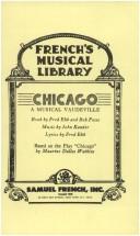 Cover of: Chicago (French's Musical Library) by Fred Ebb, Bob Fosse