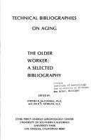 Cover of: Older Worker       (Scage)