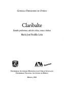 Cover of: Claribalte by Gonzalo Fernández de Oviedo y Valdés