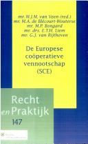 Cover of: De Europese Coöperatieve Vennootschap (SCE)