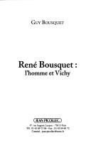 Cover of: René Bousquet by Guy Bousquet
