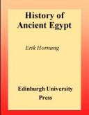 Cover of: History of ancient Egypt by Erik Hornung
