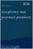 Cover of: Disciplinary and grievance procedures