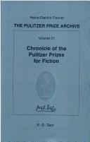 Chronicle of the Pulitzer prizes for fiction