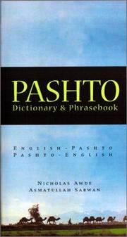 Cover of: Pashto Dictionary & Phrasebook: Pashto-English English-Pashto (Hippocrene Dictionary & Phrasebooks)