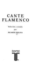 Cover of: Cante flamenco