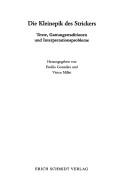 Cover of: Die Kleinepik des Strickers: Texte, Gattungstraditionen und Interpretationsprobleme