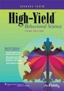 Cover of: High-yield behavioral science by Barbara Fadem