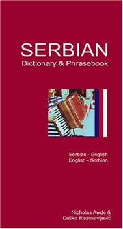 Cover of: Serbian dictionary & phrasebook: Serbian-English, English-Serbian