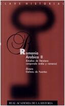 Cover of: Romania arábica by Alvaro Galmés de Fuentes