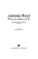 Cover of: Poesia, mi confesso con te by Antonia Pozzi