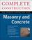 Cover of: Masonry and Concrete