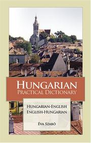 Hungarian practical dictionary by Éva Szabó