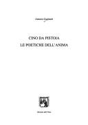 Cover of: Cino da Pistoia by Antonio Gagliardi