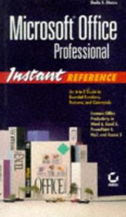 Microsoft Office professional, instant reference by Sheila S. Dienes