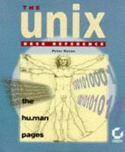 Cover of: The UNIX desk reference: the hu.man pages
