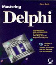 Cover of: Mastering Delphi