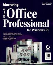 Mastering Microsoft Office professional for Windows 95 by Lonnie E. Moseley