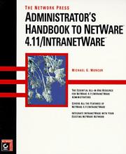 Cover of: The Network Press administrator's handbook to NetWare 4.11/IntranetWare